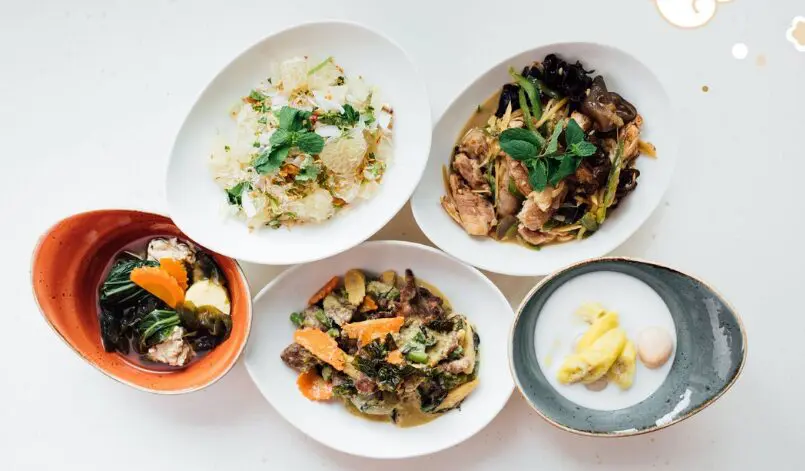Dining at Blue Jasmine