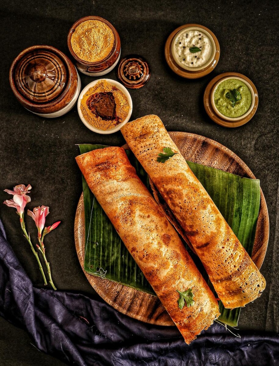 Dosa, popular indian dish